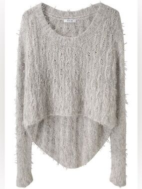 NWT Helmut Lang Angora Floats Fuzzy Pullover sweater
